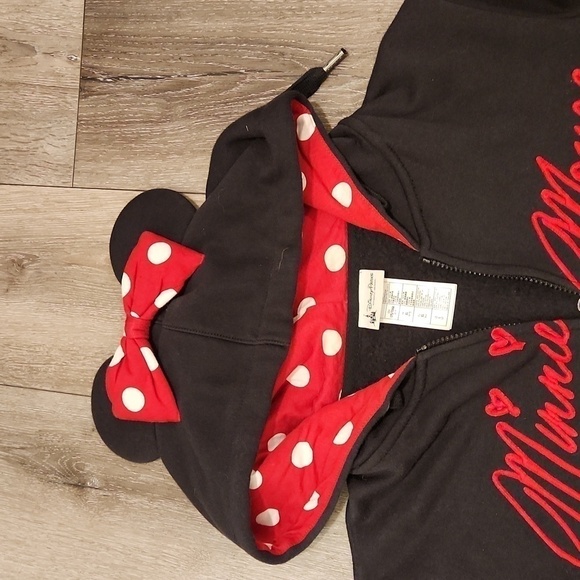 Disney Park Minnie Mouse Zip Up Hoddie - Picture 3 of 5